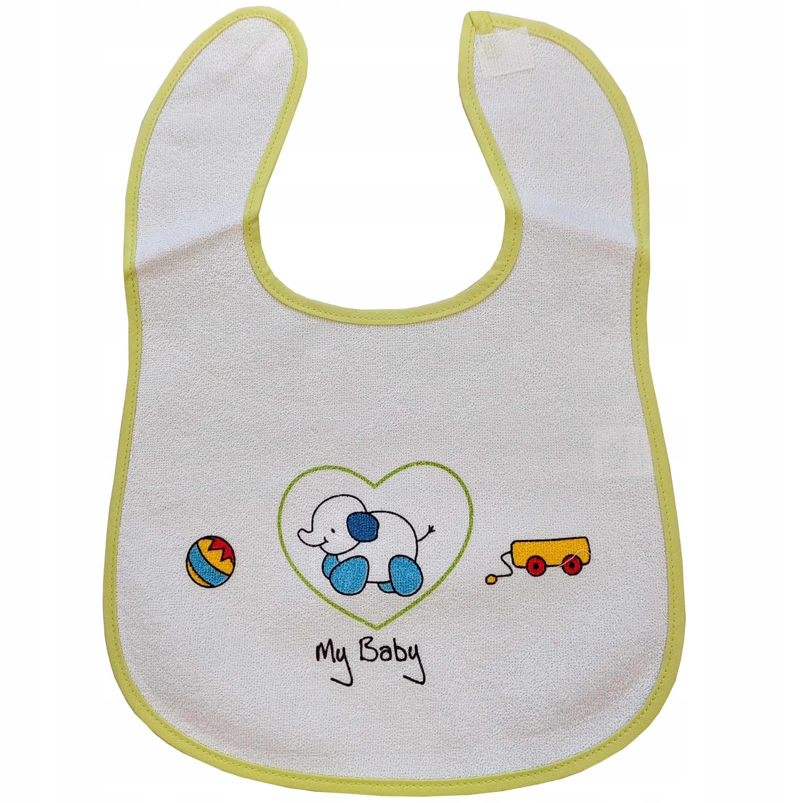 Śliniaki bawełniane na rzep duże wodoodporne 2 pak