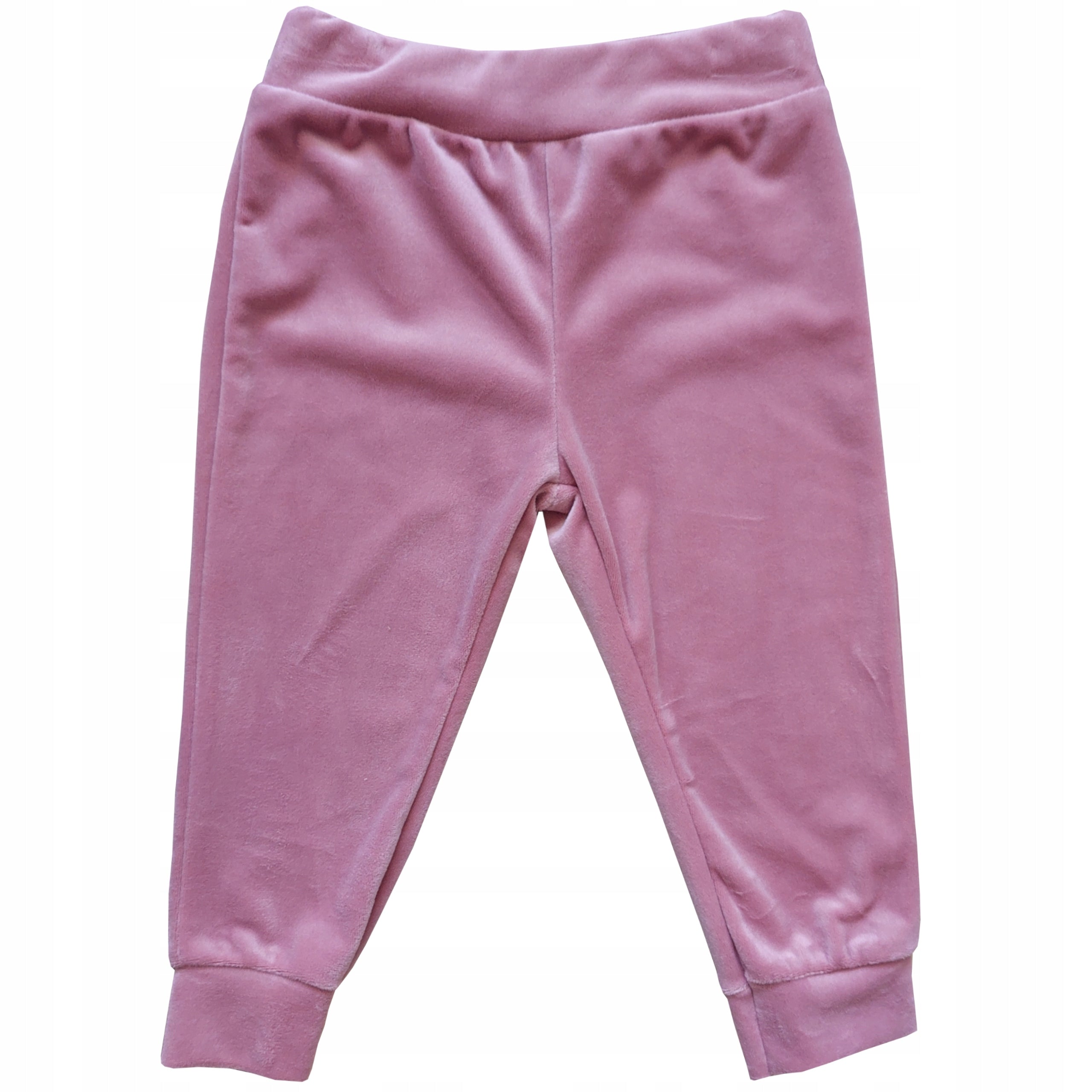 Dres dziewczęcy welurowy komplet 2 lata