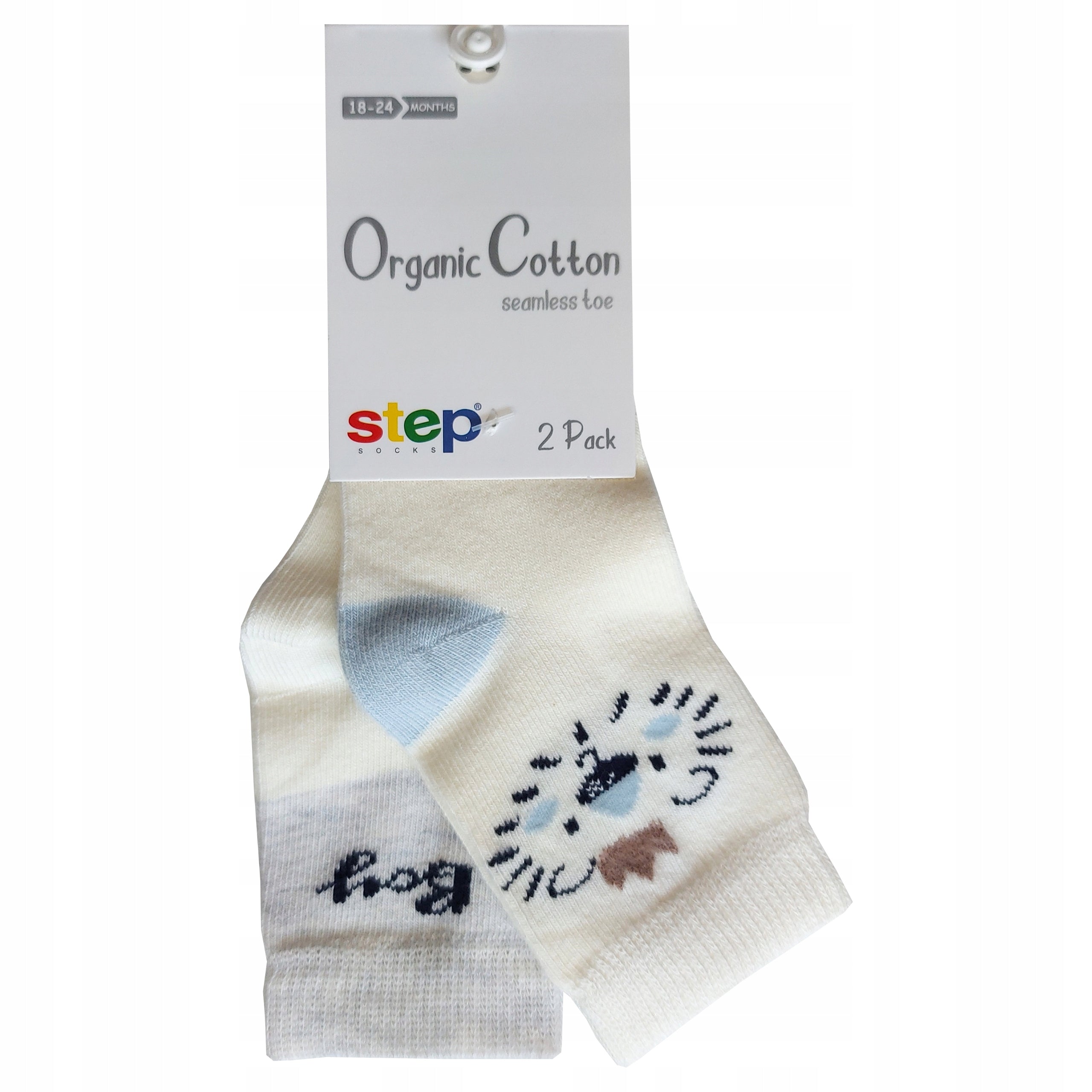 Skarpetki niemowlęce Step bawełniane 3Pak