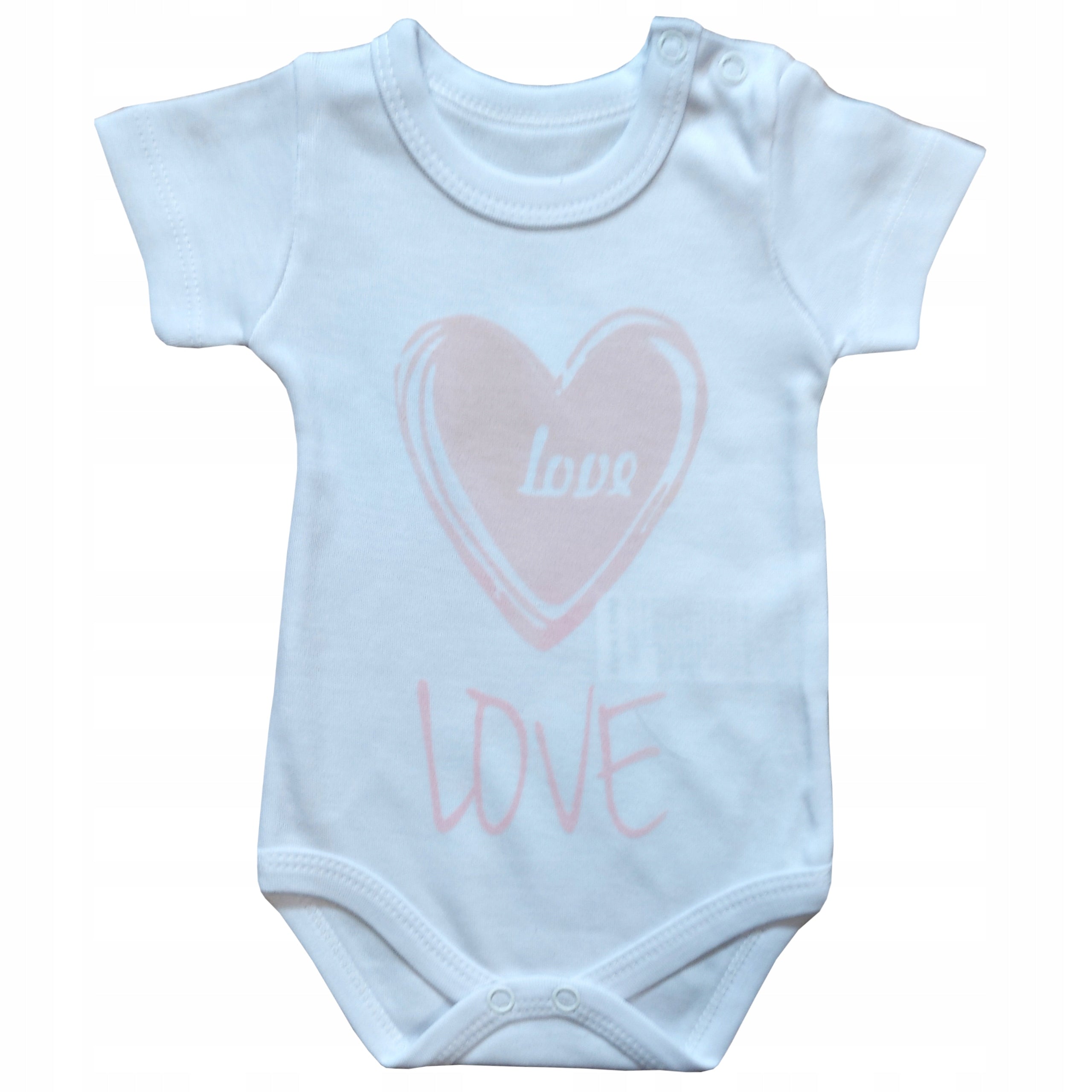 Body niemowlęce krótki rękaw bawełna