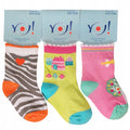 Skarpetki dziewczęce bawełniane 3Pak YO!