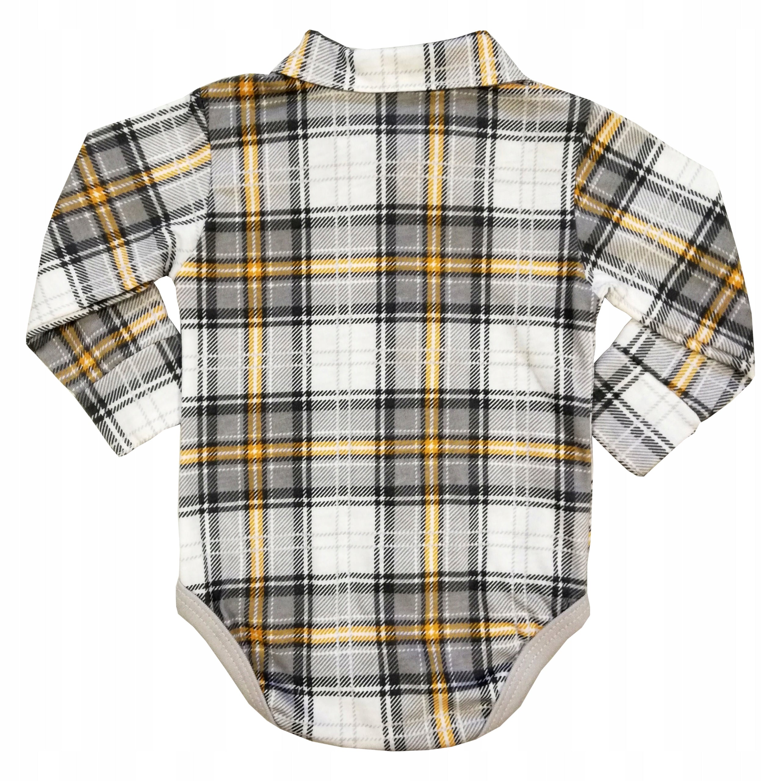 Body w kratę koszula długi rękaw bawełna