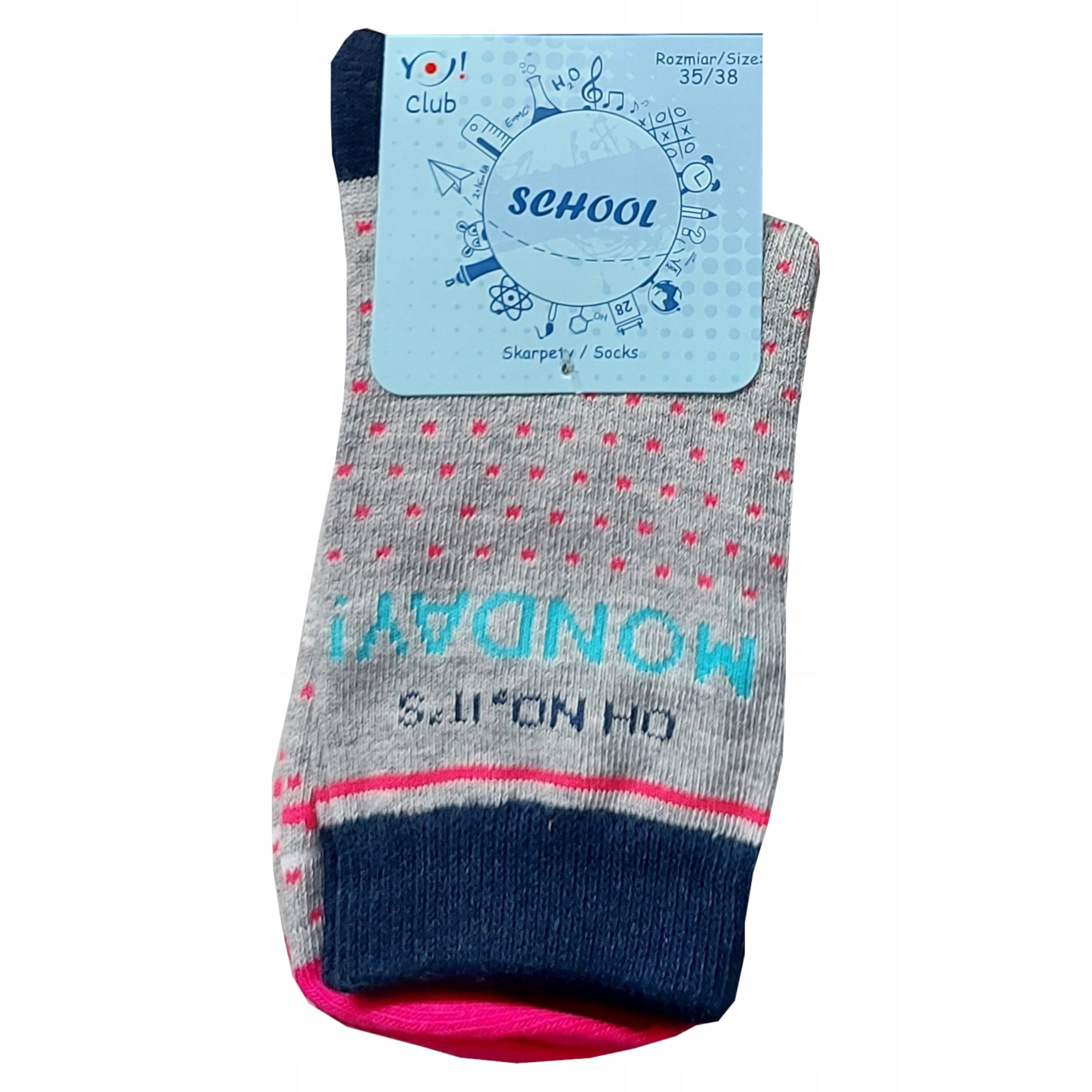 Skarpetki dziewczęce bawełna r.POLSKIE YO!