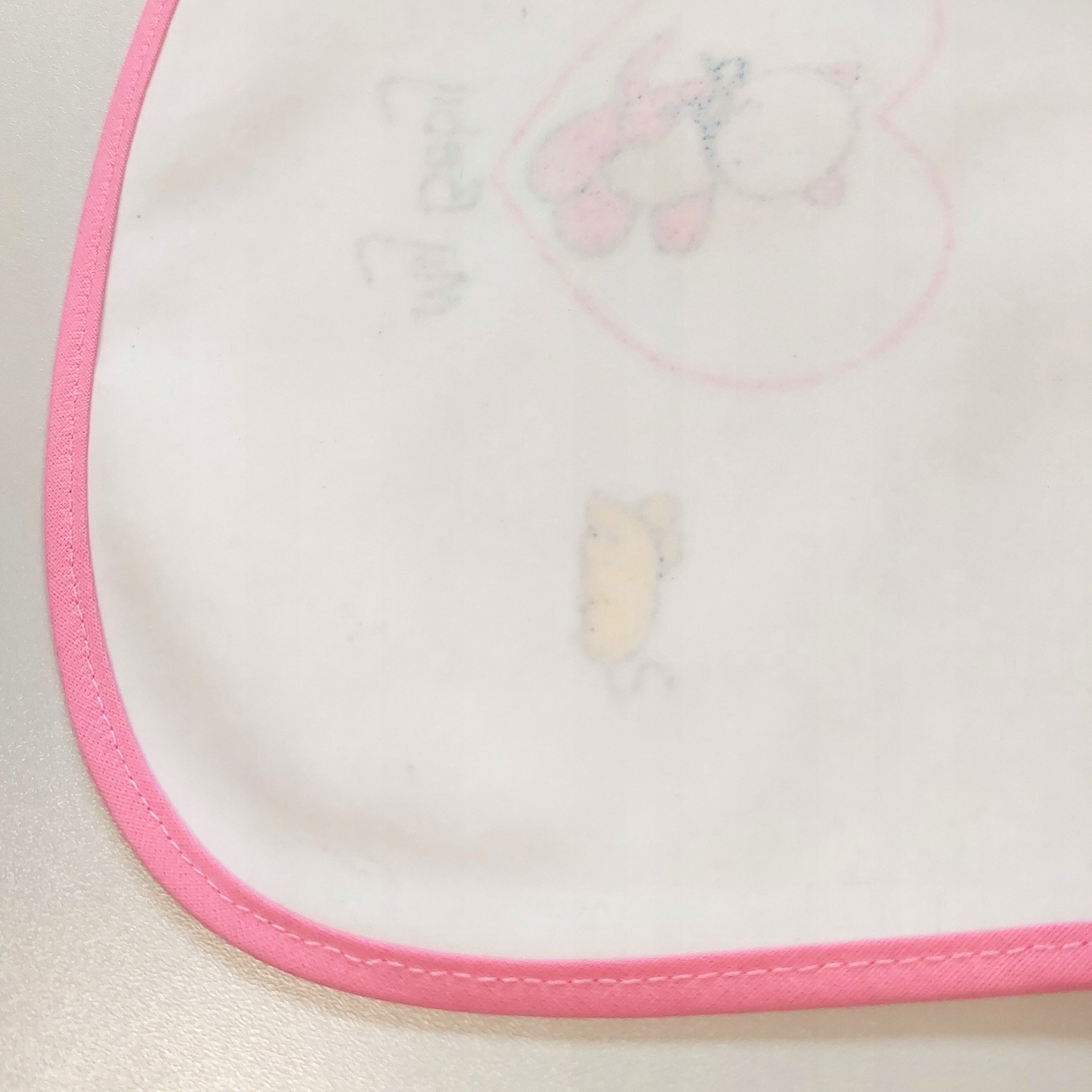 Śliniaki bawełniane na rzep duże wodoodporne 2 pak