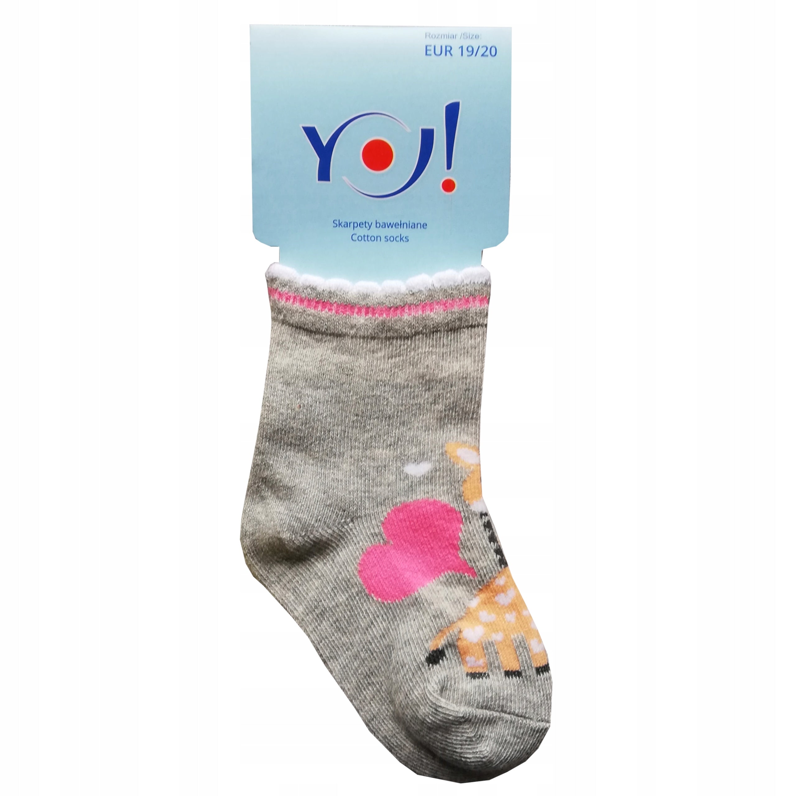 Skarpetki dziewczęce bawełniane 3Pak YO!