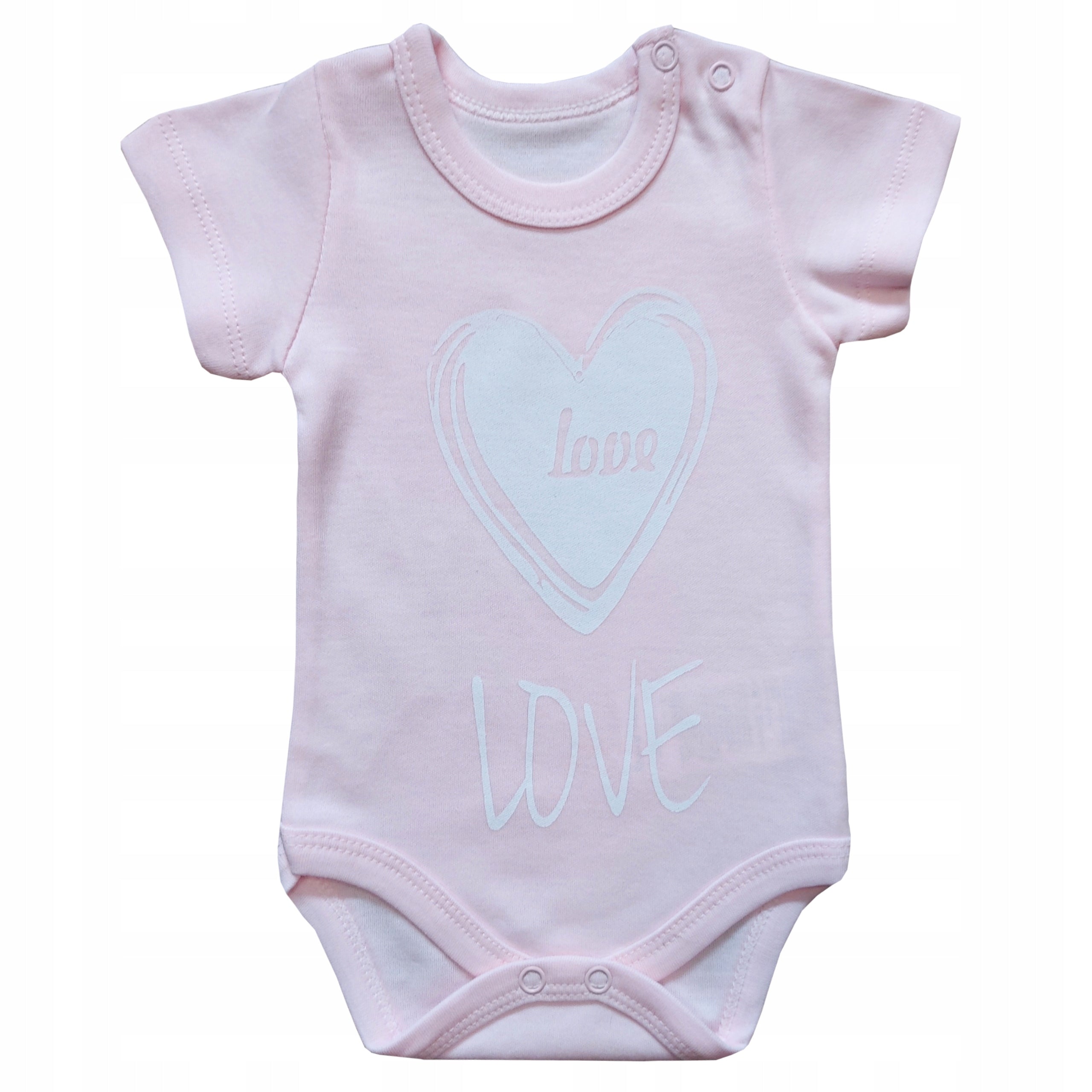 Body niemowlęce krótki rękaw bawełna