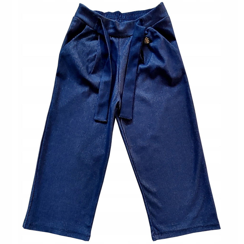 Komplet dziewczęcy bawełna spodnie bluzka L