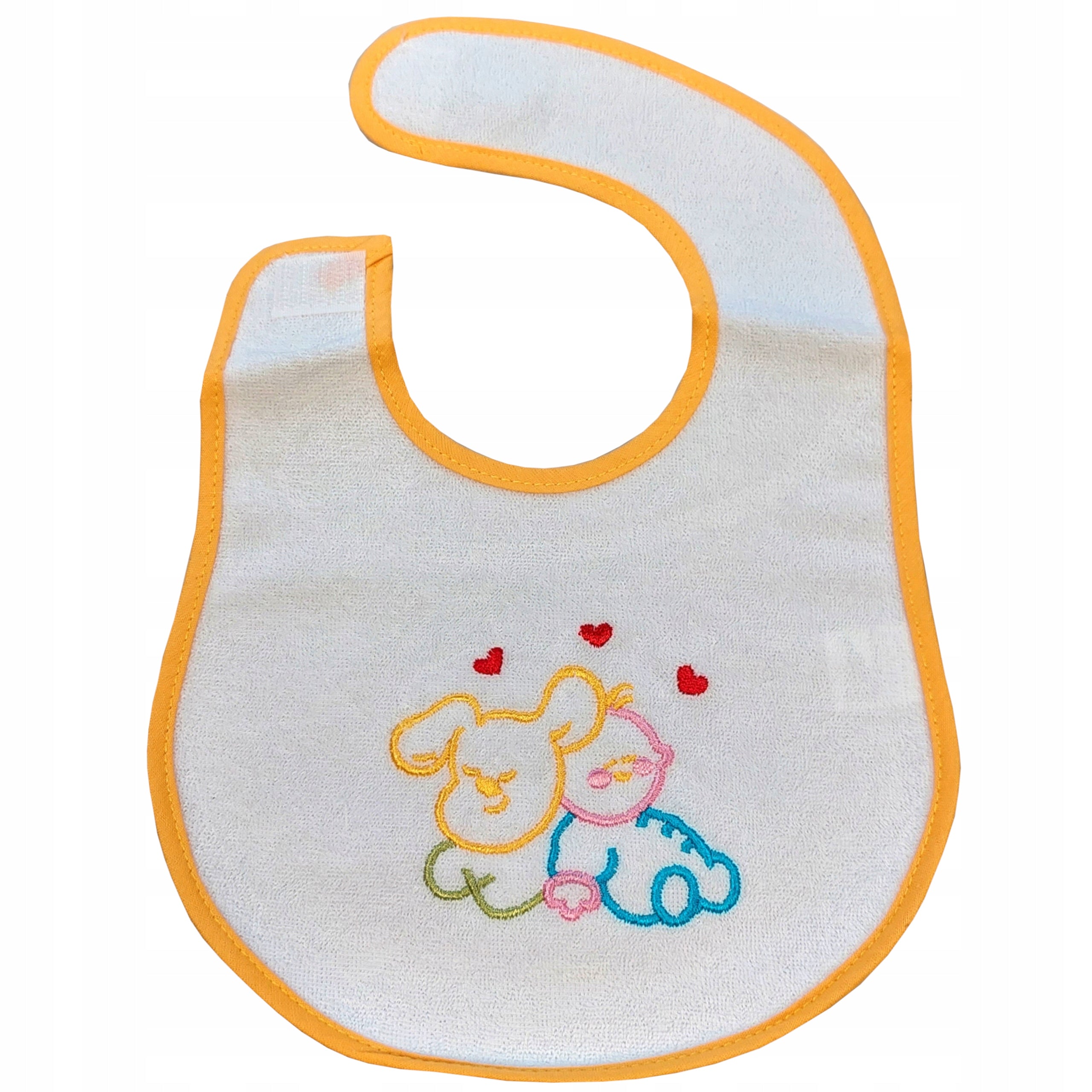 Śliniaki bawełniane na rzep wodoodporne 2 pak