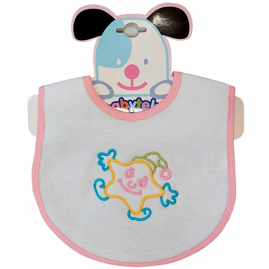 Śliniaki bawełniane na rzep wodoodporne 2 pak