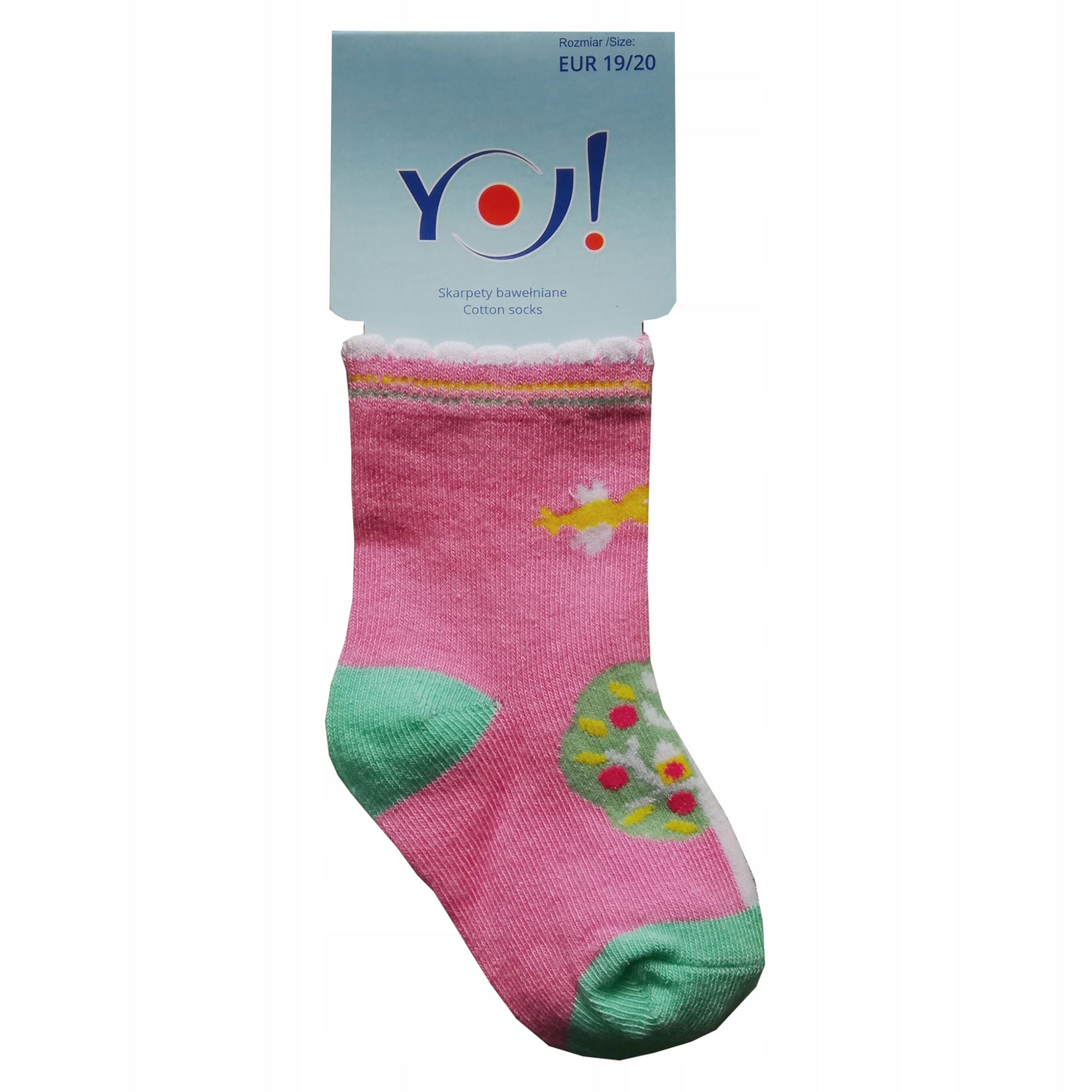 Skarpetki dziewczęce bawełniane 3Pak YO!