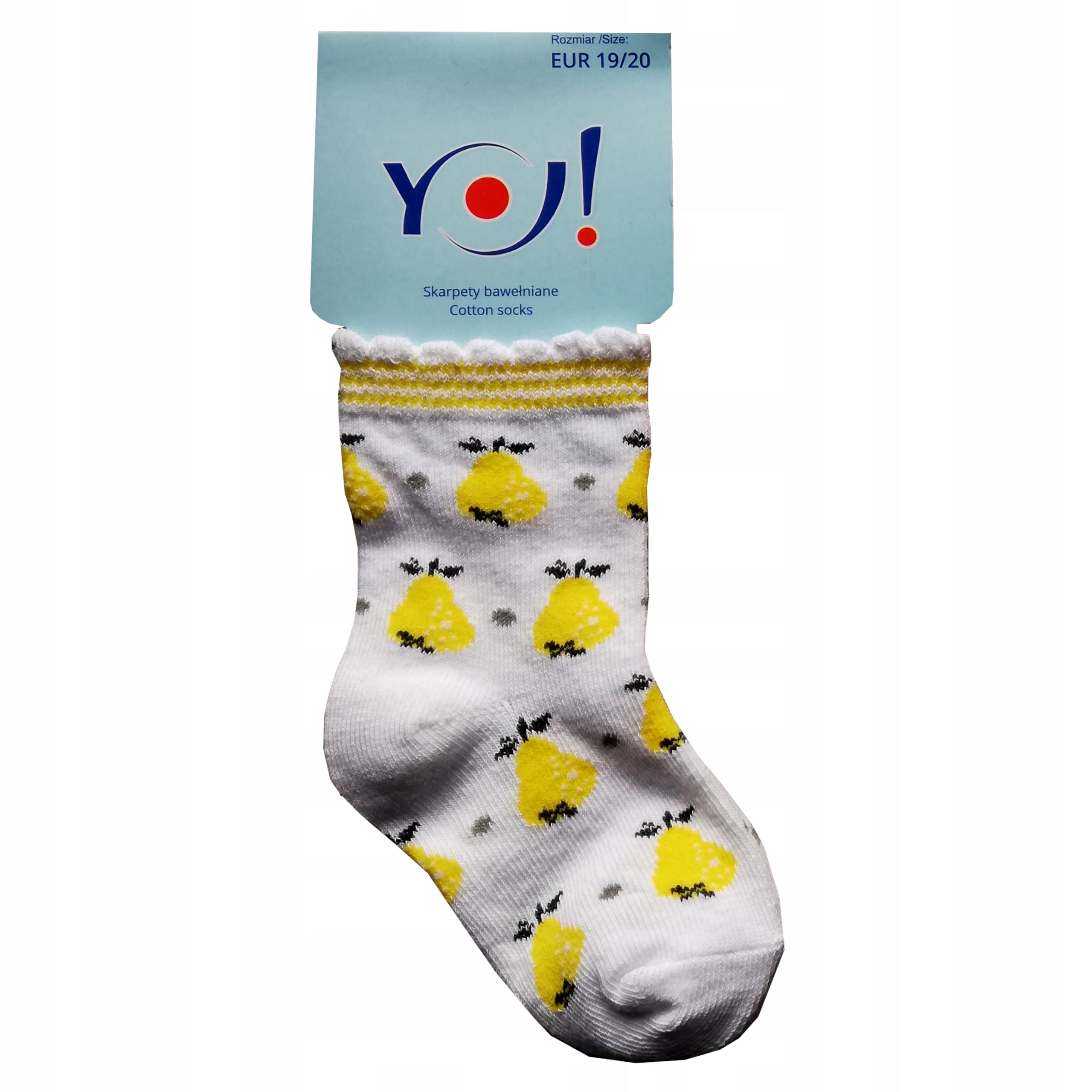 Skarpetki dziewczęce bawełniane 3Pak YO!