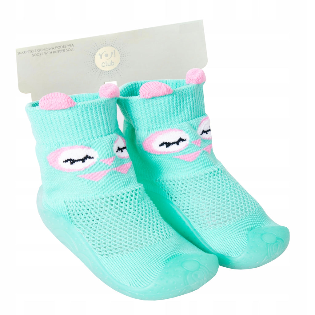 Yo! Skarpetki z gumową podeszwą r24 kapcie buciki