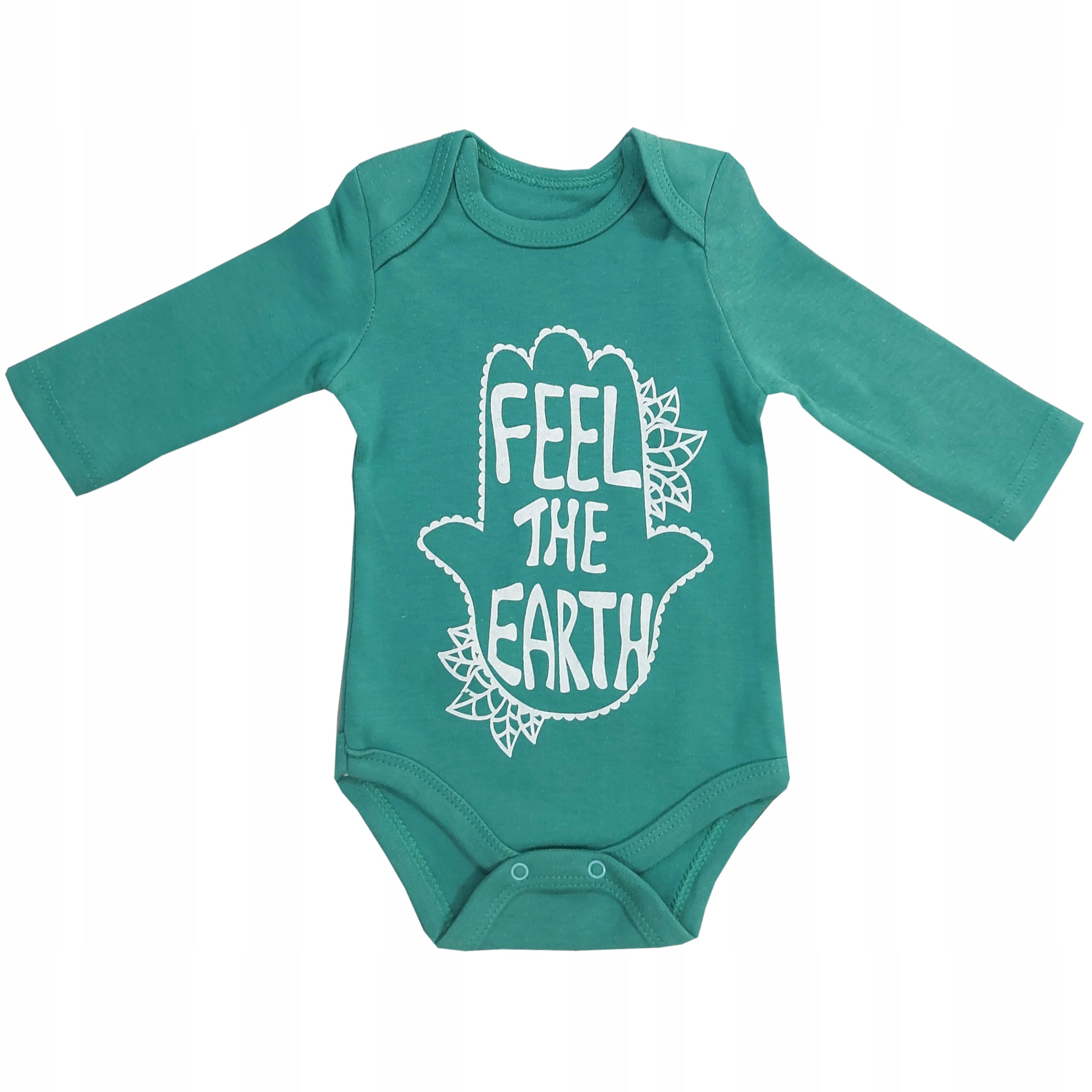 Body niemowlęce długi rękaw bawełna