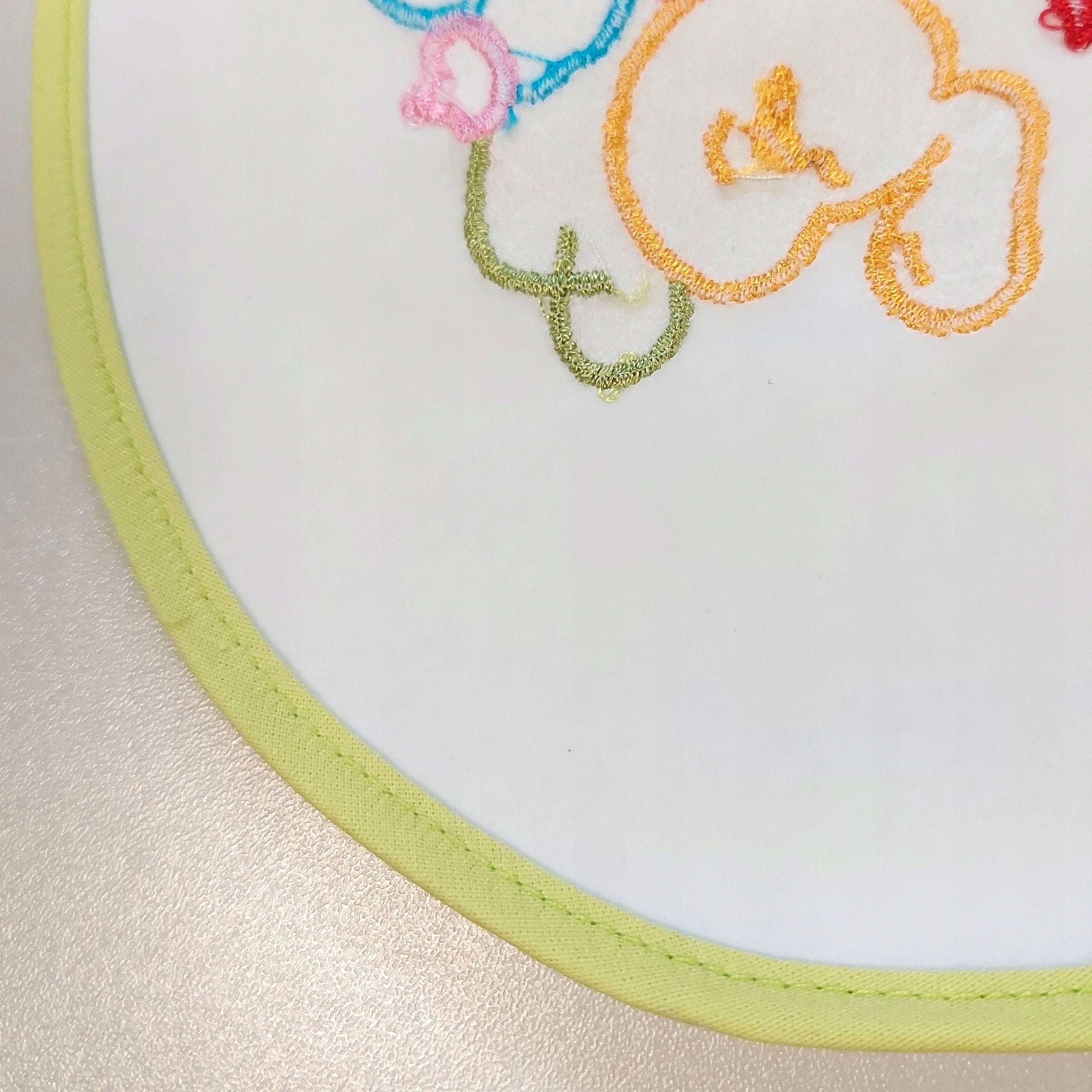 Śliniaki bawełniane na rzep wodoodporne 2 pak