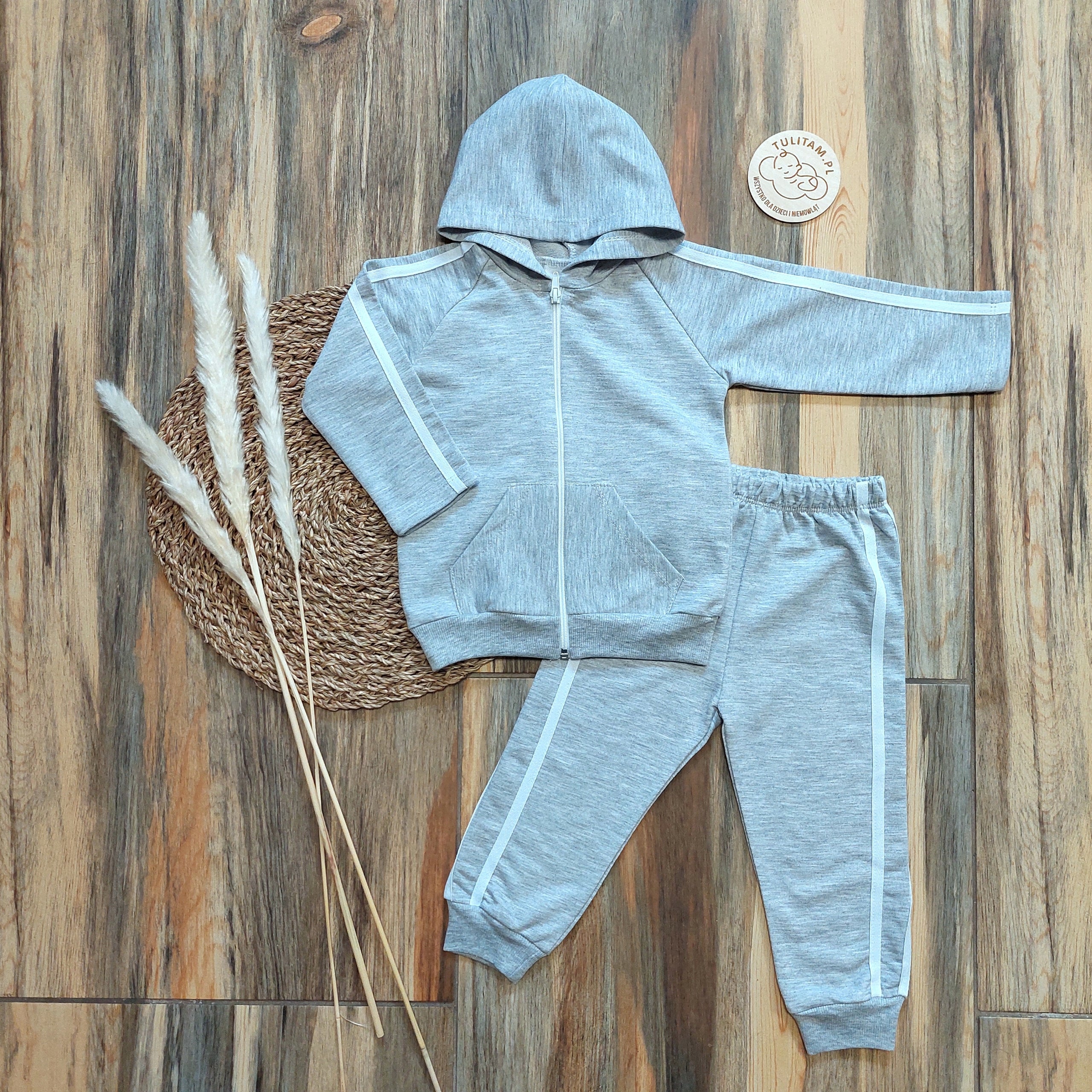 Dres dziewczęcy L komplet bawełniany