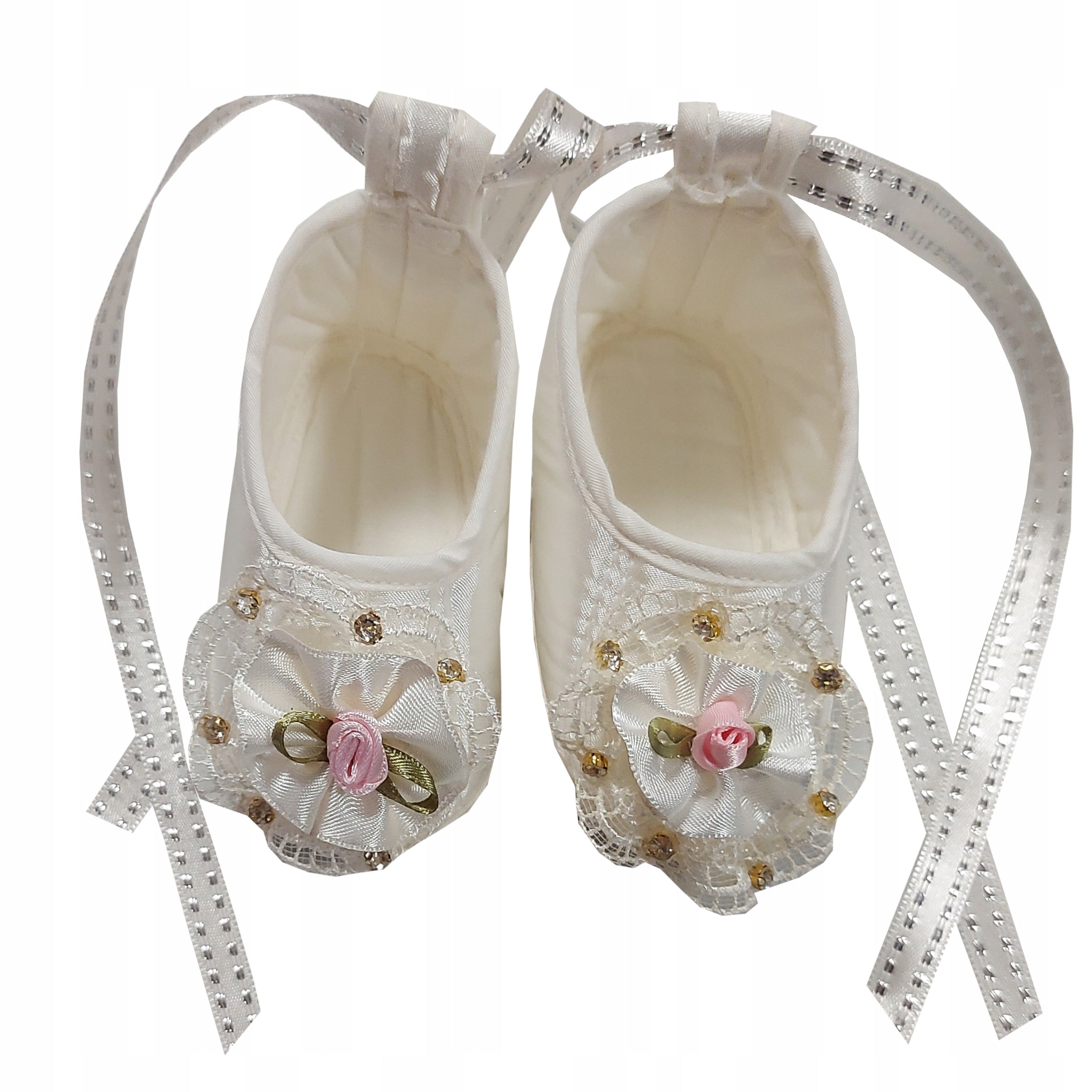 Buciki dziewczęce r wizytowe wiązane baletki