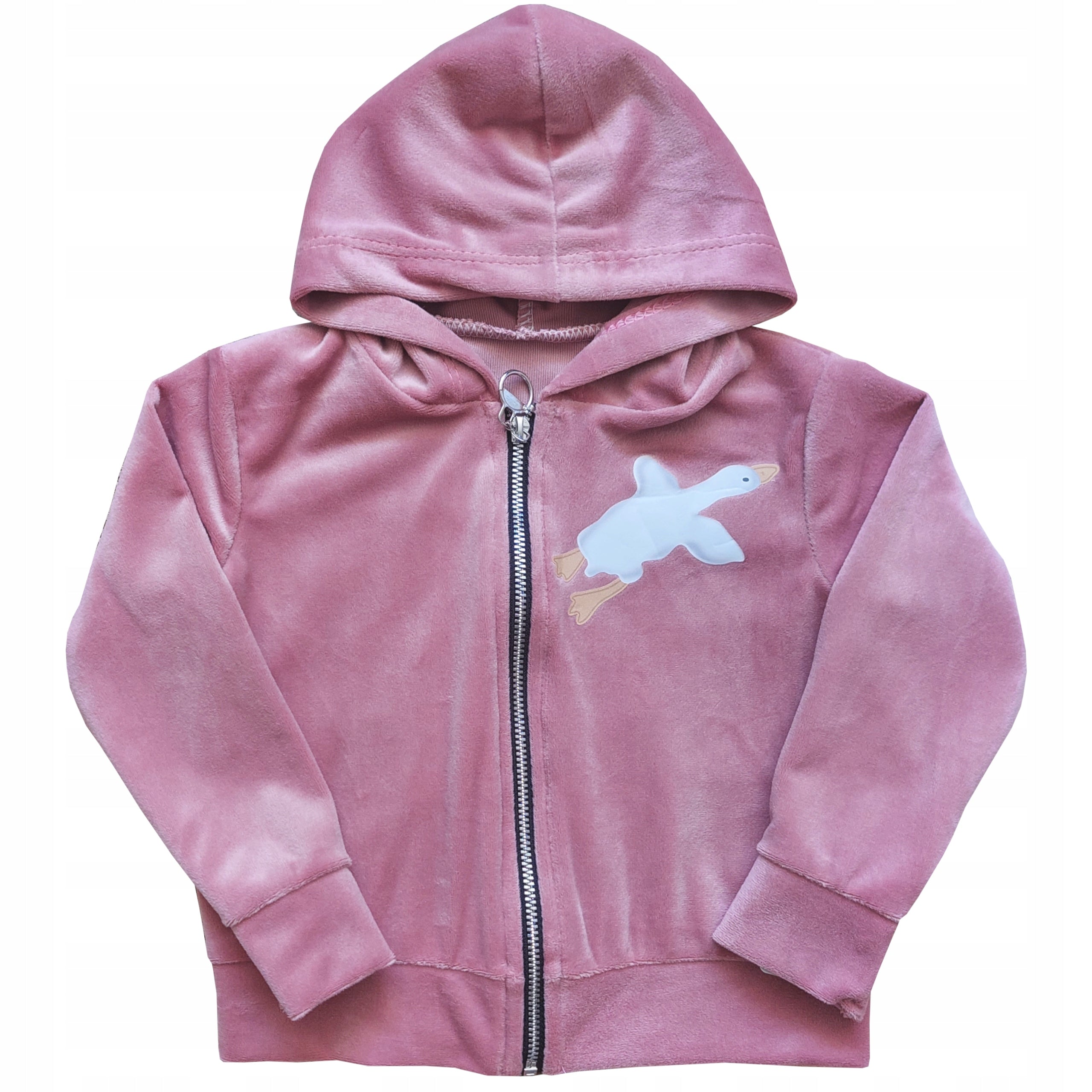 Dres dziewczęcy welurowy komplet 2 lata